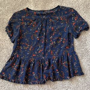 MADEWELL - silk floral top